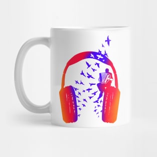 Headphone music Accordion Mug